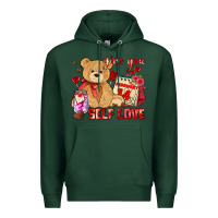 Sports Green give you self love Premium Hoodie - AdoDesignShop