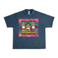 Midnight Navy mexican hanging with my gnomigos Urban Heavy Tee - Artiststas