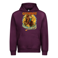Mauve Wine cowboy take me away Urban Hoodie - NancyCooperArtShop