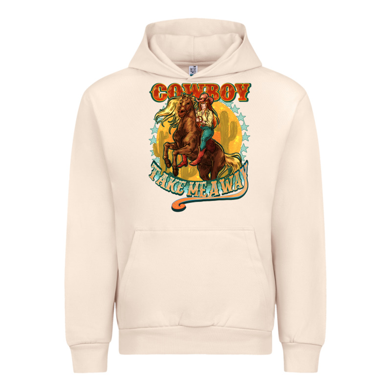 Cowboy Take Me Away Urban Hoodie by NancyCooperArtShop | Teevron