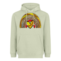 Matcha softball rainbow Heavyweight Hoodie - Zillion Design Studio
