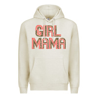 Oatmeal Heather girl mama. Premium Hoodie - JahusDesignShop