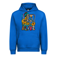 Cobalt staying alive coffee drinking skeleton Urban Hoodie - Jasminsmagicworld