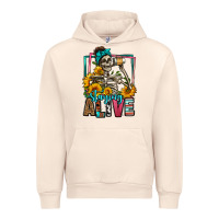 Sandshell staying alive coffee drinking skeleton Urban Hoodie - Jasminsmagicworld