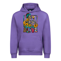 Tulip staying alive coffee drinking skeleton Urban Hoodie - Jasminsmagicworld