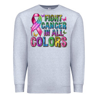 Heather Grey fight cancer in all colors Premium Sweatshirt - texasbilliewilder