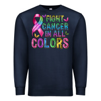 Navy fight cancer in all colors Premium Sweatshirt - texasbilliewilder