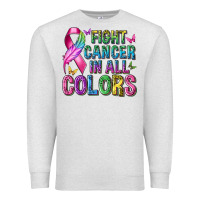 Oatmeal Heather fight cancer in all colors Premium Sweatshirt - texasbilliewilder