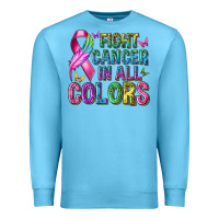Ocean Blue fight cancer in all colors Premium Sweatshirt - texasbilliewilder