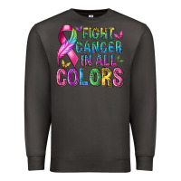 Smoke fight cancer in all colors Premium Sweatshirt - texasbilliewilder