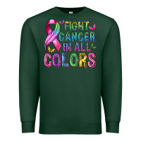 Sports Green fight cancer in all colors Premium Sweatshirt - texasbilliewilder