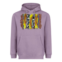 Lavender softball brushstroke Heavyweight Hoodie - Zillion Design Studio