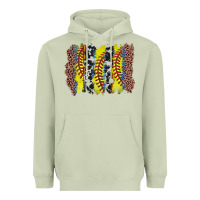 Matcha softball brushstroke Heavyweight Hoodie - Zillion Design Studio