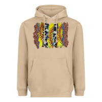 Mushroom softball brushstroke Heavyweight Hoodie - Zillion Design Studio