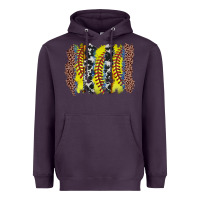 Plum softball brushstroke Heavyweight Hoodie - Zillion Design Studio