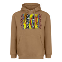 Toasted Coconut softball brushstroke Heavyweight Hoodie - Zillion Design Studio