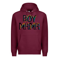 Burgundy boy mama Premium Hoodie - JahusDesignShop