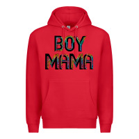 Red boy mama Premium Hoodie - JahusDesignShop