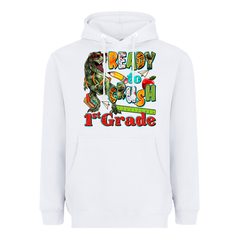 Ready To Crush First Grade Heavyweight Hoodie by texasbilliewilder | Teevron