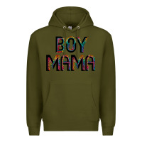 Army Green boy mama Premium Hoodie - JahusDesignShop