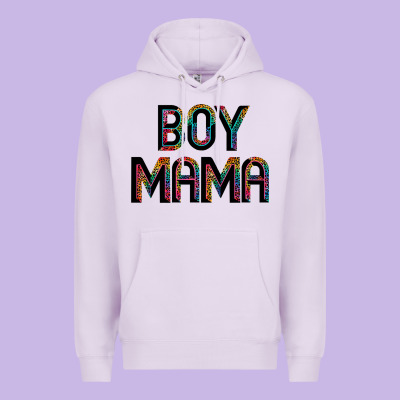 Boy Mama Premium Hoodie Designed By Jahusdesignshop