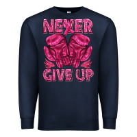 Navy never give up cancer Premium Sweatshirt - texasbilliewilder