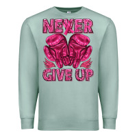 Seafoam never give up cancer Premium Sweatshirt - texasbilliewilder