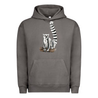 Pigment Tornado Ringtail Cat Urban Hoodie - LillyAllenDesigns