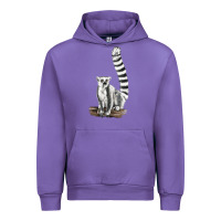 Tulip Ringtail Cat Urban Hoodie - LillyAllenDesigns