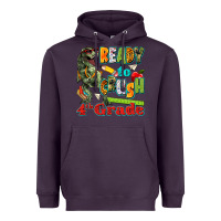 Plum ready to crush fourth grade Heavyweight Hoodie - texasbilliewilder