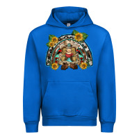 Cobalt western gnome sunflowers rainbow Urban Hoodie - BarkalooDesign