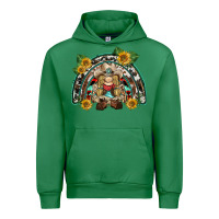 Emerald western gnome sunflowers rainbow Urban Hoodie - BarkalooDesign