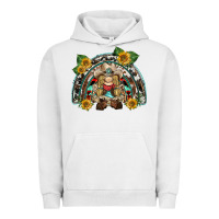 Pigment Lunar Rock western gnome sunflowers rainbow Urban Hoodie - BarkalooDesign