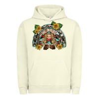 Pigment Pistachio western gnome sunflowers rainbow Urban Hoodie - BarkalooDesign