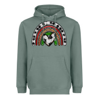 Sage soccer rainbow Heavyweight Hoodie - Zillion Design Studio