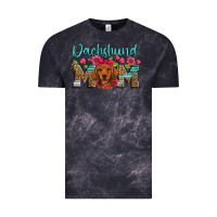 Cloud Black dachshund mom Vintage Tee - Artiststas