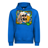 Cobalt st patricks day peace skull Urban Hoodie - Jasminsmagicworld