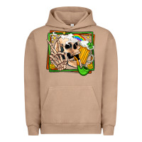 Pigment Burro st patricks day peace skull Urban Hoodie - Jasminsmagicworld