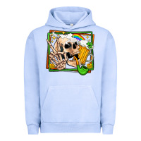 Pigment Grape Ice st patricks day peace skull Urban Hoodie - Jasminsmagicworld