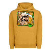 Pigment Peanut Butter st patricks day peace skull Urban Hoodie - Jasminsmagicworld