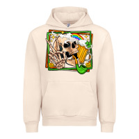 Sandshell st patricks day peace skull Urban Hoodie - Jasminsmagicworld