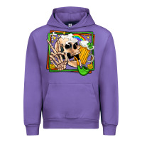 Tulip st patricks day peace skull Urban Hoodie - Jasminsmagicworld