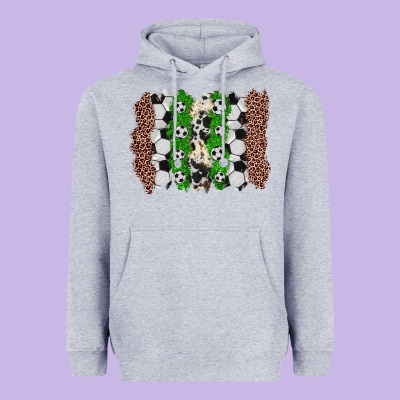 Soccer Brushstroke Heavyweight Hoodie Designed By Zillion Design Studio