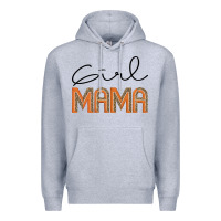 Heather Grey Girl mama Premium Hoodie - JahusDesignShop