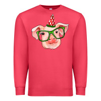Cardinal pig christmas Premium Sweatshirt - RanaPortraitStore