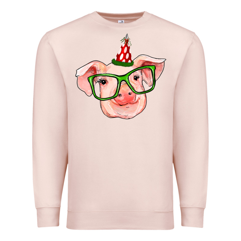 Pig Christmas Premium Sweatshirt by RanaPortraitStore | Teevron