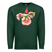 Sports Green pig christmas Premium Sweatshirt - RanaPortraitStore