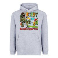 Heather Grey ready to crush kindergarten Heavyweight Hoodie - texasbilliewilder