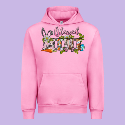 Blessed Mini Easter Urban Hoodie Designed By Barkaloodesign