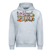 Heather Grey blessed mini easter Urban Hoodie - BarkalooDesign